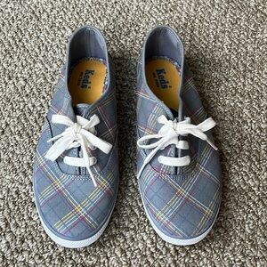Keds Plaid Gray Size 7.5